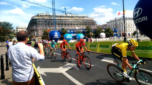 Monika Wilczak Tour de Pologne peleton